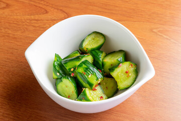 ピリ辛きゅうり漬