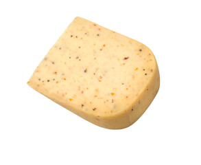 Naklejka premium cheese isolated on transparent background, png file