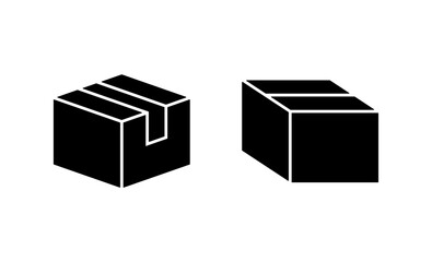 Box icon vector. box sign and symbol, parcel, package