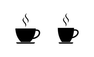 coffee cup icon vector. cup a coffee sign and symbol