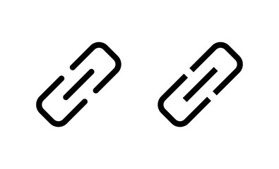 Link icon vector. Hyperlink chain sign and symbol