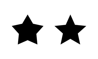 Star icon vector. rating sign and symbol. favourite star icon