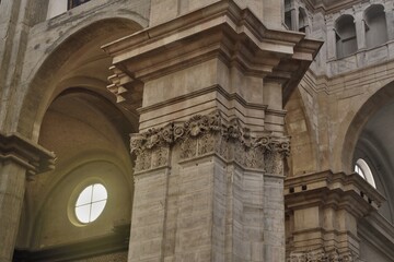 Obraz premium Interno Duomo di Pavia