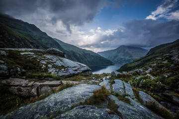 A stormy and very photogenic walk through the alpine mountains near Bad Gastein.
