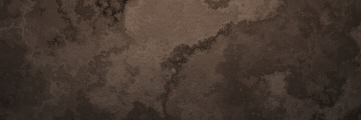 Brown soil wall background. Highly weathered rock surface texture.