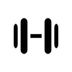 dumbbell icon vector illustration logo template for many purpose. Isolated on white background.