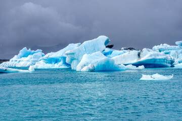 Jokulsarlon - glacial lagoon in Iceland