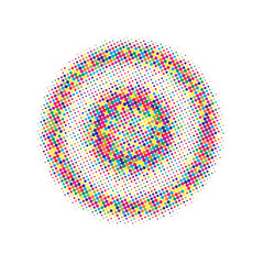 Colorful Halftone Backdrop. Abstract Background. Texture Logo. Dot Modern. Circle Backdrop. Gradient Gradation. Effect Gradation. Round Retro. Design Half.