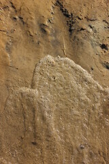 heart on sand