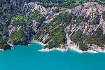 Savines le Lac , France - Lac de Serre Ponçon