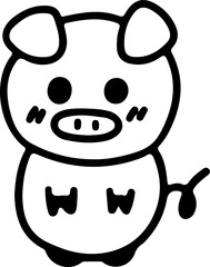 hamburger,handrawn doodle line art