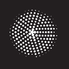 White Halftone Element. Texture Element. Abstract Art. Round Background. Design Shape. Effect Set. Graphic Illustration. Dot Modern. Gradient Logo.
