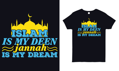 Simple Islamic T shirt Design