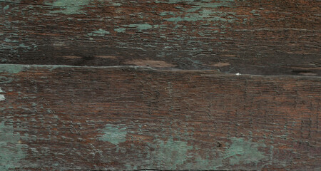 Old desks from old wooden barn's door. Colorful background