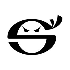 Ninja Logo Letter S