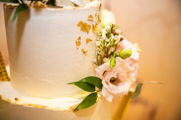 tort piękna para ślub polska kwiaty małżeństwo