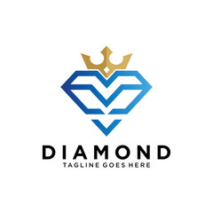Blue Diamond Logo Design
