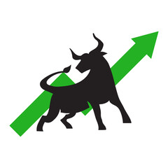 stock exchange and trading icon design element