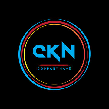 C K N,CKN logo design ,C K N letter logo design, CKN letter logo design on black background ,three letter logo design,CKN letter logo design with circle shape,simple letter logo design