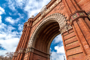 Fototapeta premium The Triumphal Arch of Barcelona, Catalonia, Spain