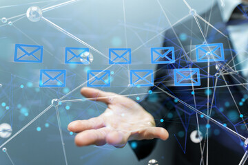 Mail Communication Connection message to mailing