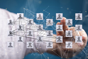 Global network. Blockchain. 3D illustration. Neural networks and artificial intelligence. Abstract