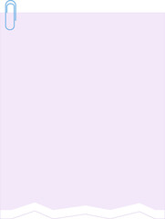 cute pastel paper planner template notes, memo, sticky notepad, reminder, journal, post, text paper decoration