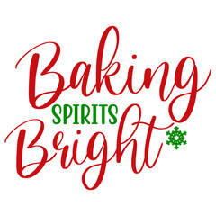 Obraz na płótnie Canvas Baking Spirits Bright