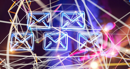 Mail Communication Connection message to mailing