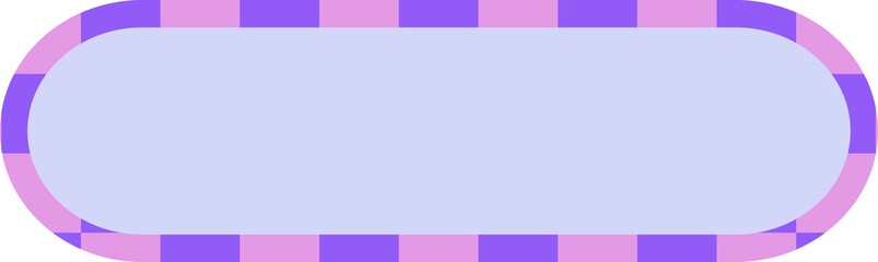 Fototapeta premium cute aesthetic checkers planner banner tag label masking tape decoration