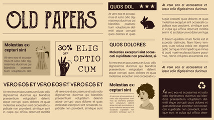 Daily News Paper Template Horizontal