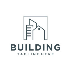 Building Logo Mono Line