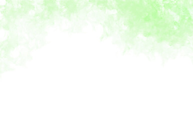 hand-painted light green on a white background. frame