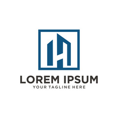 Building Letter H Logo