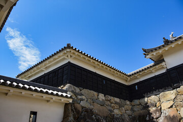 Fototapeta na wymiar 国宝松本城の城壁