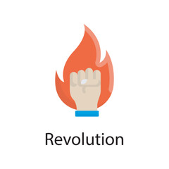Revolution vector flat Icon Design illustration. Miscellaneous Symbol on White background EPS 10 File