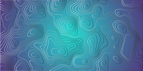 Topographic map background. Line topography map contour background, Topography Relief Territory, Sea Abyss Vector Topographic Map, Coordinates Conceptual User Interface Dark Blue Background.