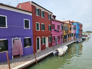 Burano colorful houses
