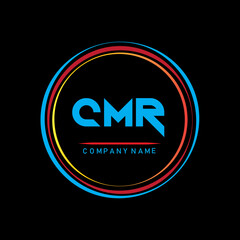 C M R,CMR logo design,C M R letter logo design, CMR letter logo design on black background ,three letter logo design,CMR letter logo design with circle shape,simple letter logo design