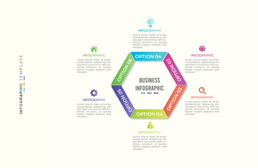 	
Gradient business infographic diagram presentation element