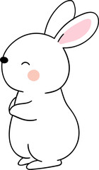 Bunny illustration cartoon