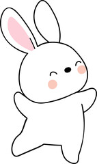 Bunny illustration cartoon