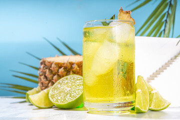 Sweet pineapple lemonade
