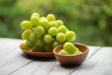 新鮮なシャインマスカット