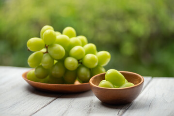 新鮮なシャインマスカット