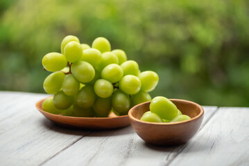 新鮮なシャインマスカット