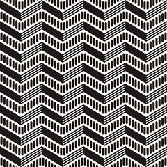 Vector Geometric Abstract Seamless Monochrome Pattern Texture Repeating Background