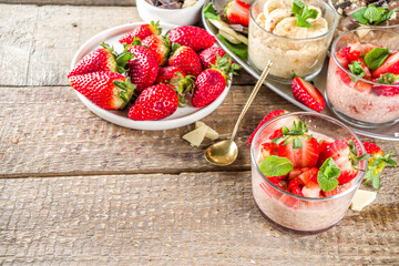 Set fruit overnight oatmeal