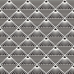 Vector Geometric Abstract Seamless Monochrome Pattern Texture Repeating Background