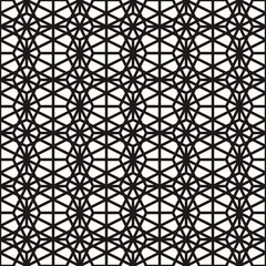 Vector Geometric Abstract Seamless Monochrome Pattern Texture Repeating Background